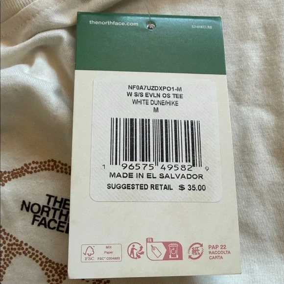 The North Face Women's Short Sleeve Evolution Oversized Tee | sz M - Picture 9 of 12